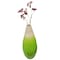 Uniquewise Contemporary Bamboo Floor Flower Vase Tear Drop Design for Dining, Living, Entryway, Large Green QI004271.L - alternate 1